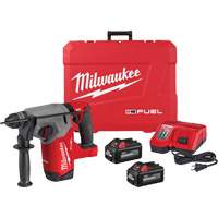 M18 Fuel™ SDS Plus Rotary Hammer Kit, 18 V, 1", 2 ft-lbs., 1330 RPM UAL111 | Office Plus