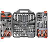 1/4" & 3/8" Drive 6 Point SAE/Metric Professional Tool Set UAL155 | Office Plus