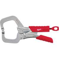 Torque Lock™ Locking Pliers with Regular Jaws & Grip, 6" Length, C-Clamp UAU136 | Office Plus