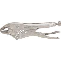 Locking Pliers with Wire Cutter, 5" Length, Curved Jaw UAV664 | Office Plus