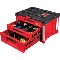 PackOut™ 3-Drawer Tool Box, 22-1/5" W x 14-3/10" H, Red UAW032 | Office Plus