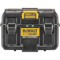 TOUGHSYSTEM<sup>®</sup> 2.0 20V Dual Port Charger, 15" W x 14" D x 9" H, Black/Yellow UAX513 | Office Plus