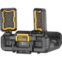 TOUGHSYSTEM<sup>®</sup> 2.0 Adjustable Work Light with Storage, 11" W x 16" D x 14" H, Black/Yellow UAX514 | Office Plus