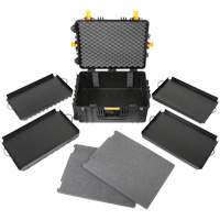 Heavy-Duty Portable Rolling Tool Case, 18-3/5" W x 24-3/5" D x 11-1/2" H, Black UAX576 | Office Plus