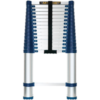 Telescopic Ladder, 3' - 15.5', Aluminum, 250 lbs. Capacity, Type 1 VC252 | Office Plus