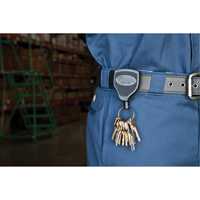 Super48™ Key Chains, Polycarbonate, 48" Cable, Belt Clip Attachment VE525 | Office Plus