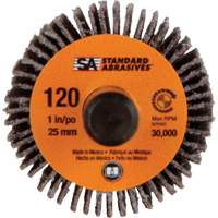 Standard Abrasives™ Flap Wheel, Aluminum Oxide, 120 Grit, 1" x 1" x 1/4" VE680 | Office Plus