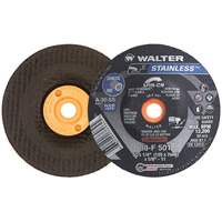 STAINLESS™ Grinding Wheel, 5" x 1/4", 5/8"-11 arbor, Aluminum Oxide, Type 28S VV695 | Office Plus