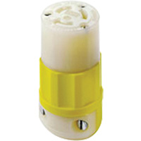 2-Pole 3-Wire Grounding Locking Connector XA955 | Office Plus