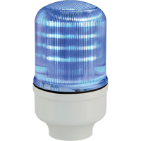 Streamline<sup>®</sup> Modular Multifunctional LED Beacons, Continuous/Flashing/Rotating, Blue XE718 | Office Plus