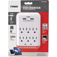 Prime<sup>®</sup> USB Charger with Surge Protector XG781 | Office Plus