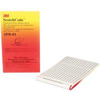 ScotchCode™ Pre-Printed Wire Marker Book XH306 | Office Plus