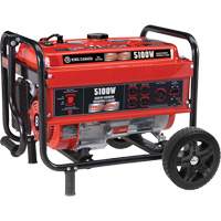 Generator with Wheel Kit, 5100 W Surge, 4000 W Rated, 120 V/240 V, 15 L Tank XI497 | Office Plus