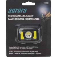 Headlamp, LED, 350 Lumens, 2 Hrs. Run Time, Rechargeable Batteries XI801 | Office Plus