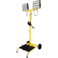 Beacon978 Light Cart with Winch, LED, 150 W, 22500 Lumens, Aluminum Housing XJ039 | Office Plus
