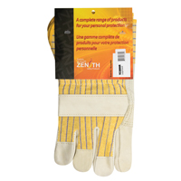 Fitters Patch Palm Gloves, Large, Grain Cowhide Palm, Cotton Inner Lining YC386R | Office Plus